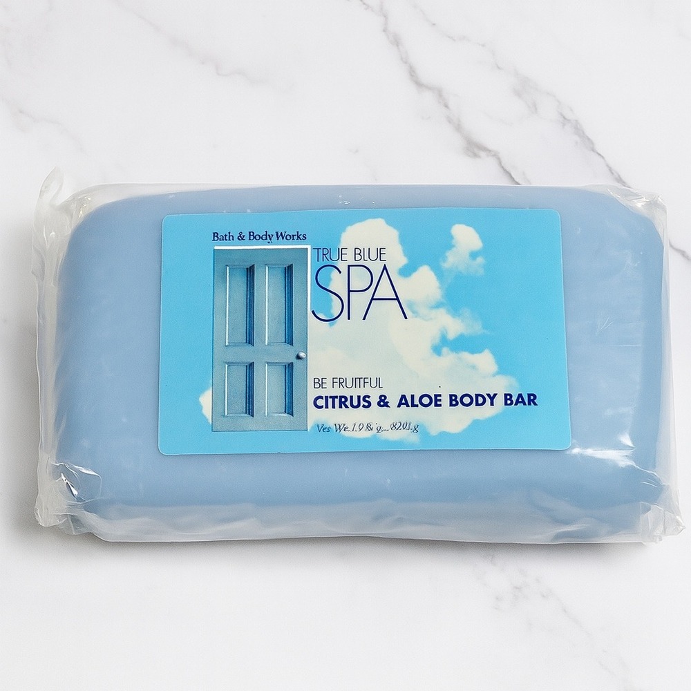 Bath & Body Works True Blue Spa Citrus & Aloe Body Bar 10.6 oz – HTF Sealed - Picture 2 of 3